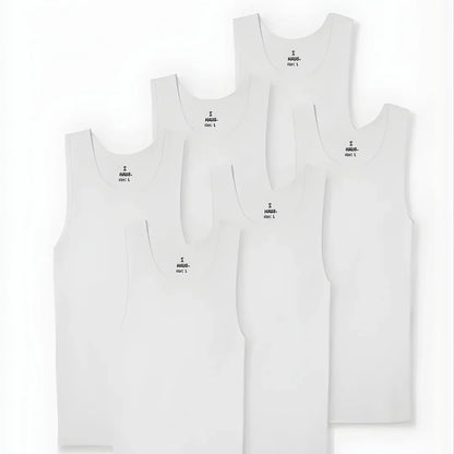 Premium Ultra-Soft Cotton Fitted Tank Top 3-Pack Bundle