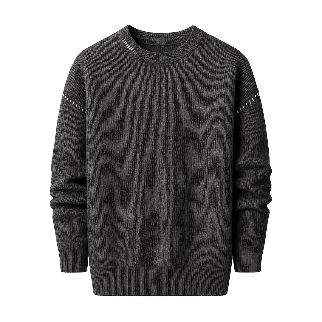 UrbanEase Knit Crew Sweater – Effortless Warmth & Modern Simplicity